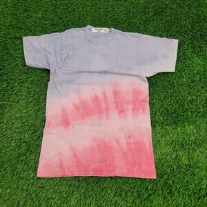 Vintage Ombre Tie-Dye Shirt Womens Small 17x26 Purple Pink